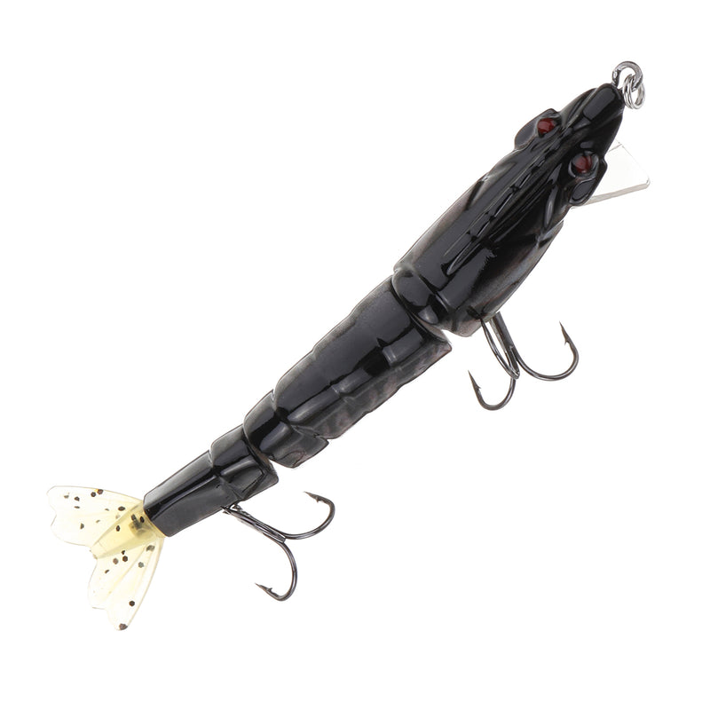 ZANLURE 13cm 18g 3D Eyes Shrimp Lure ABS Artificial Fishing Bait With Hooks Fishing Tackle