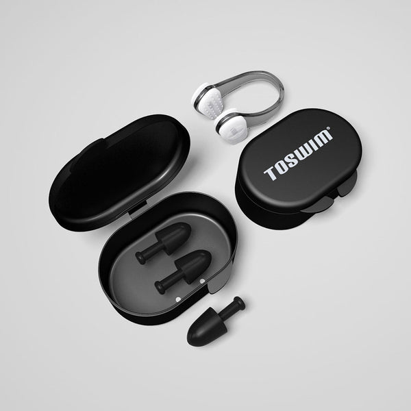 TOSWIM Soft Waterproof Nose Clip and Earplug Professional Training Swimming Silicone Material From XIAOMI YOUPIN Swimming Earplugs