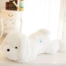 LED Dog Doll Stuff Toy Nightlight Plush Toy Glow Pillow Soft Light Up Inductive Soft Doll