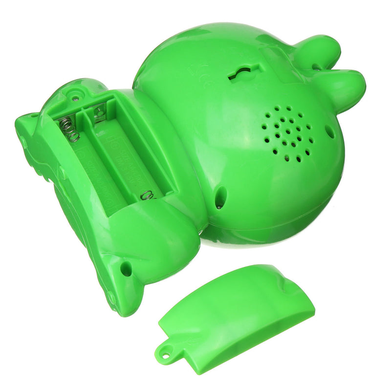 Automatic Electric Bubble Blower Machine Frog Hippo Bath Music Kids Outdoor Toys
