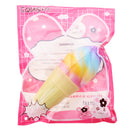 Yunxin Colorful Ice Cream Squishy 10CM Super Slow Rising Cream Scented Original Package Phone Strap