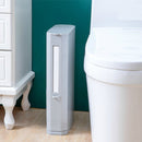 3 In 1 10L Narrow Trash Can Set With Toilet Brush Bathroom Waste Bins Dustbin Garbage Storage