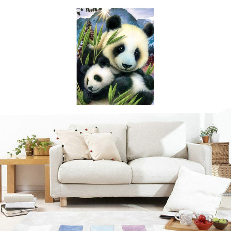 5D Diamond Painting Panda Painting Home Decorations Love Animal DIY Family Handwork