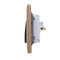 AC 110~250V LED Light Control Wall Mount Light Switch With Two/Three Pole Socket