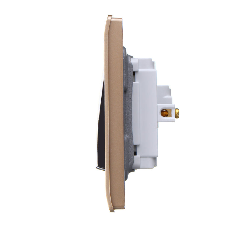 AC 110~250V LED Light Control Wall Mount Light Switch With Two/Three Pole Socket