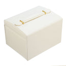 Lockable Velvet Jewelry Display Box Necklace Earing Storage Case Polyurethane Organizer