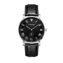 CHEERSME 256 Ultra Thin Dial Design Men Wrist Watch Leather Strap Business Style Quartz Watch