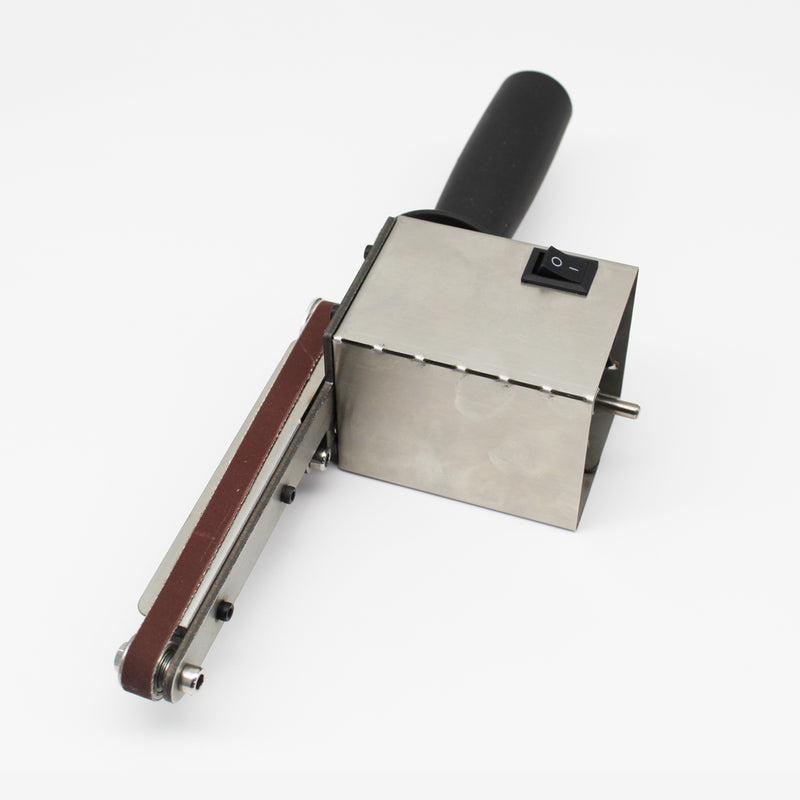 9000RPM 7 Speed Regulated Belt Machine 300W Mini Handheld Stainless Steel Polishing Belt Sander Wood Work Tool