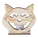 Loskii JM01541 European Hollow Christmas Snowflakes Wooden Pendants Ornaments Halloween Ornament Party Decorations Kids Gift