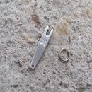 Outdoor EDC Suspension Clamp Clip Hanging Key Chain Ring Buckle Quick Release Kit