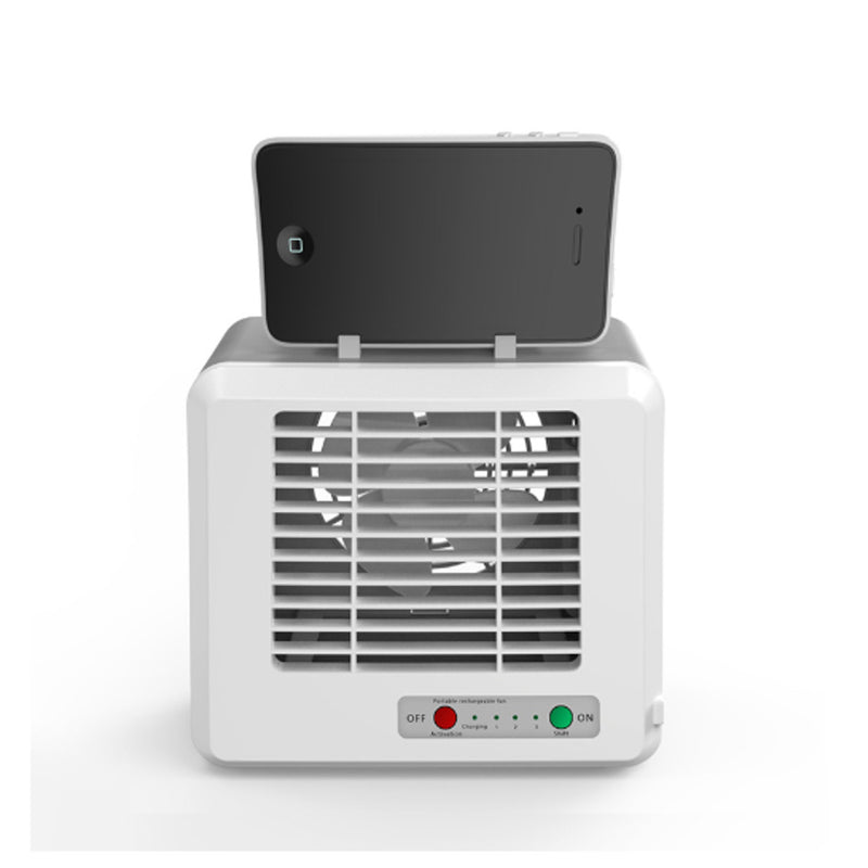 3 Speed Mini Air Conditioner Portable Mini Air Cooler Humidifier USB Fan Desktop Office