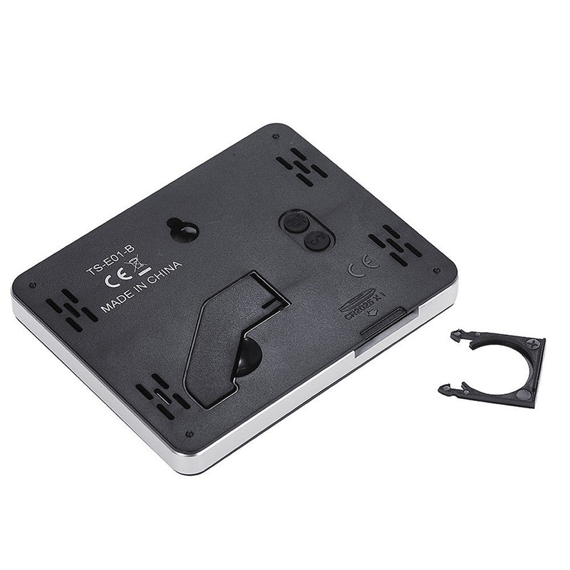 TS-E01 Digital Display Thermometer Hygrometer 0-50 Thermometer Black/White/Yellow-green Desk Thermometer