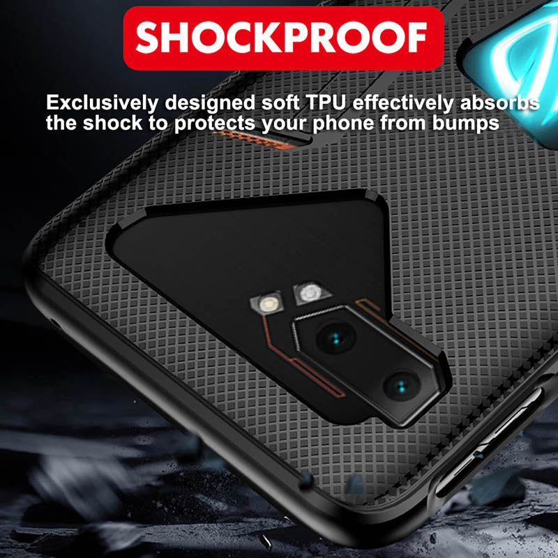 Bakeey Shockproof Soft Silicone Protective Case For ASUS ROG Phone 2
