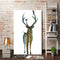 Miico Hand Painted Oil Paintings Simple Male Deer A Wall Art For Home Decoration Painting