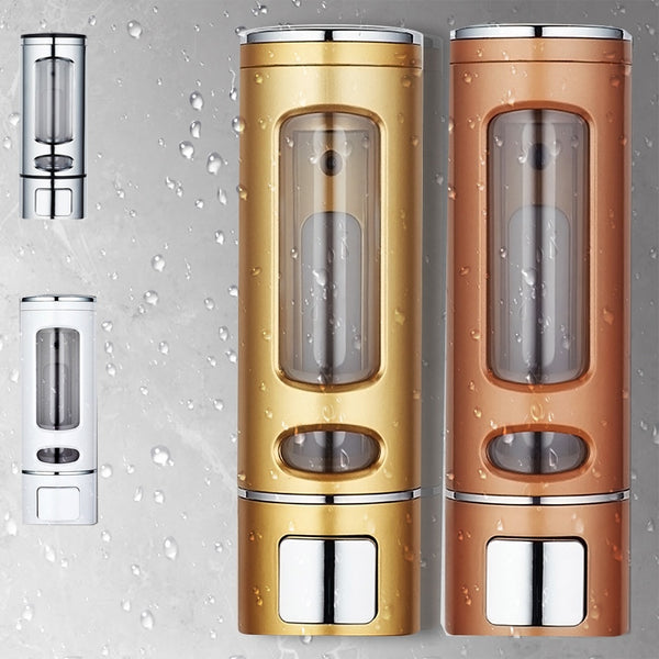 400ml Wall Mount Liquid Soap Kitchen Bathroom Shampoo Dispenser Soap Dispenser