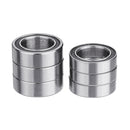Machifit 10pcs 6700-2RS 10x15x4mm 10x16x5mm Miniature Double Rubber Seal Deep Groove Ball Bearing