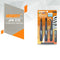 JAKEMY JM-T11 3pcs Nylon Anti-static Tweezers Set Triad Fix Repair Tool Kit for Electronic Components