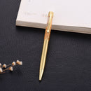 X079 1 Piece Metal 1.0mm Diamond Ballpoint Pen Crystal Color Quick Sand Smooth Writing Pens for Office School Supplies Stationery