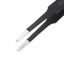 JAKEMY JM-T7-13 Stainless Steel DIY Electronic Flat End Tweezer Forceps Maintenance Tools