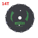 14/20 Teeth 230mm Lawn Mower Steel Blade Garden Tree Lawnmower Brush Cutter Blades