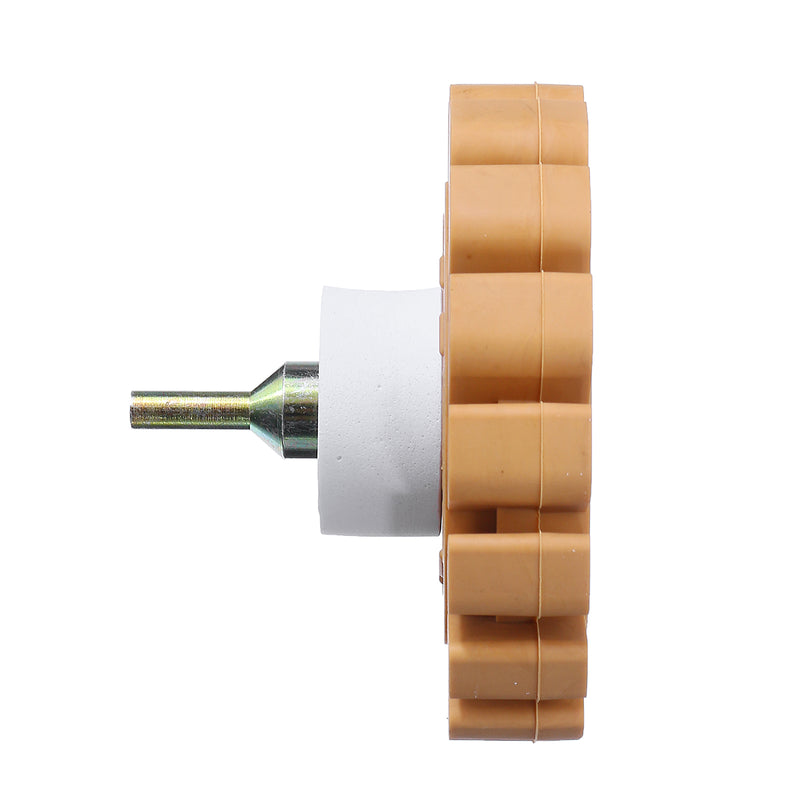 3.5/4 Inch Car Pneumatic Degumming Plate Paint Removal Rubber Wheel Decal Remover Eraser Wheel