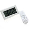 Mrosaa Digital LCD Screen Electronic Thermometer Fish Tank Temp Meter Aquarium Thermometer With Waterproof 1M Probe