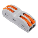 1X 5X 10X LUSTREON 2 Pin Electrical Household Fast Wire Connector Terminal for Lighting Connection