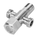 G1/2 Stainless Steel Double Outlet Angle Valve Bidet Faucet Accessories