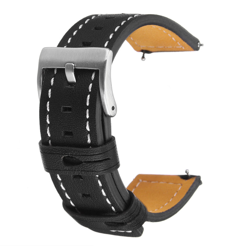 Bakeey 18mm Replacement Quick Release Leather Wrist Watch Band Bracelet Strap for Fitbit Versa