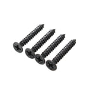 Black Iron Pull Door Handle 98mm Iron Gate Pull Handle with Screws