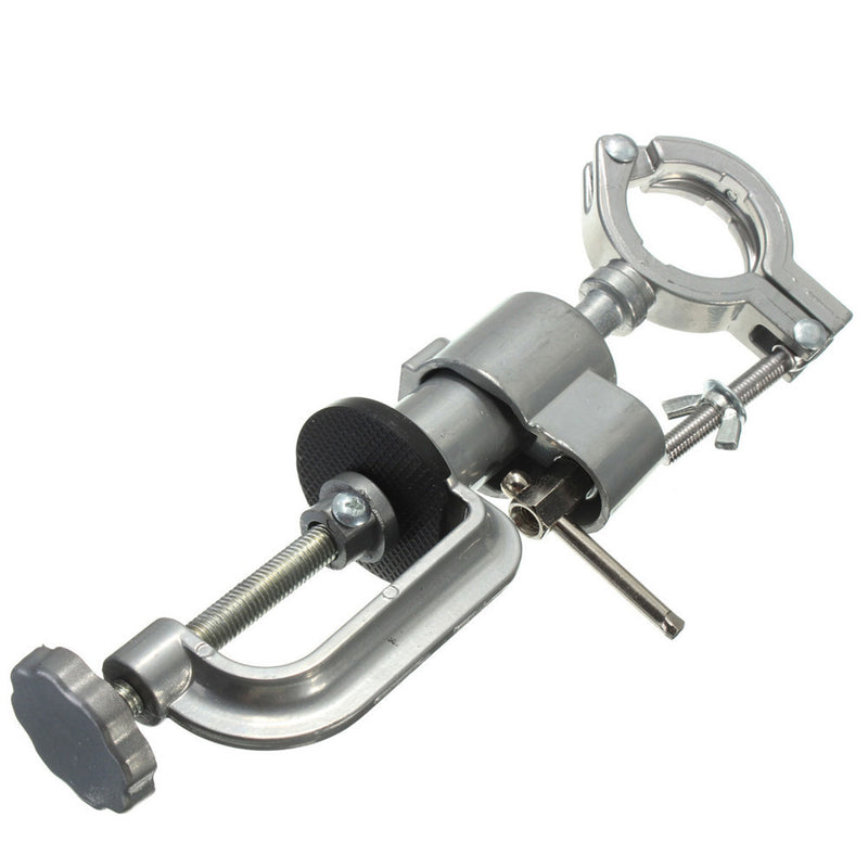 Clamp-on Grinder Bench Vises Holder Tool for Electric Drill Stand Rotary Tools
