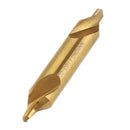 Drillpro HSS Titanium Coated Center Drill Bit 1/1.5/2/2.5/3/5mm 60 Degree Countersink Drill Bit