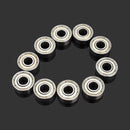 Machifit 10pcs 6x17x6mm 606zz Steel Sealed Shielded Deep Groove Ball Bearing