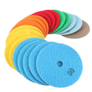 20pcs 4 Inch 50-3000 Grit Diamond Polishing Pads for Granite Stone Concrete Marble