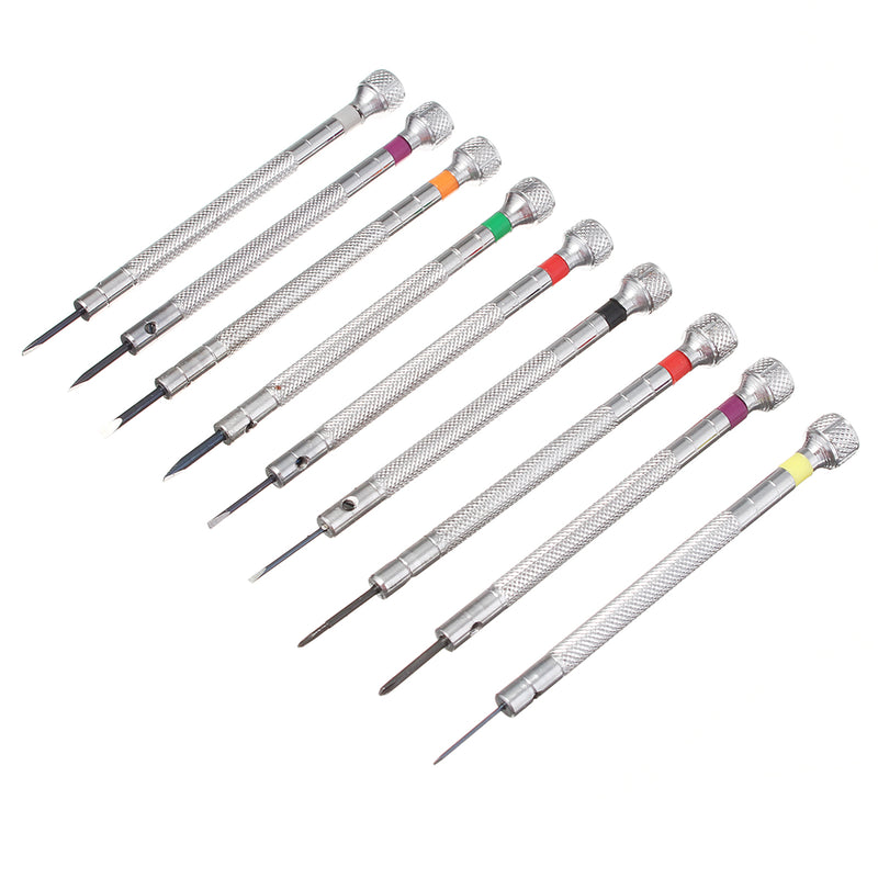 9 Pcs Precision Screwdriver Set Jewelry Eyeglasses Glasses Watch Repair