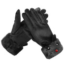 Winter Warm Women Gloves Outdoor Sport Touch Screen Windproof Full-finger Gloves