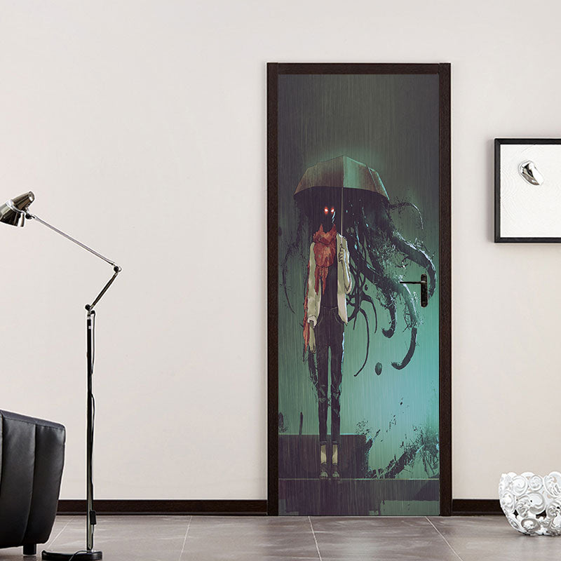 Miico MT011 Door Sticker Halloween Sticker Removable Wall Sticker Room Decoration
