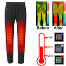 USB Mens Women Electric Heated Warm Pants Warmer Rapid Heating Elastic Trousers
