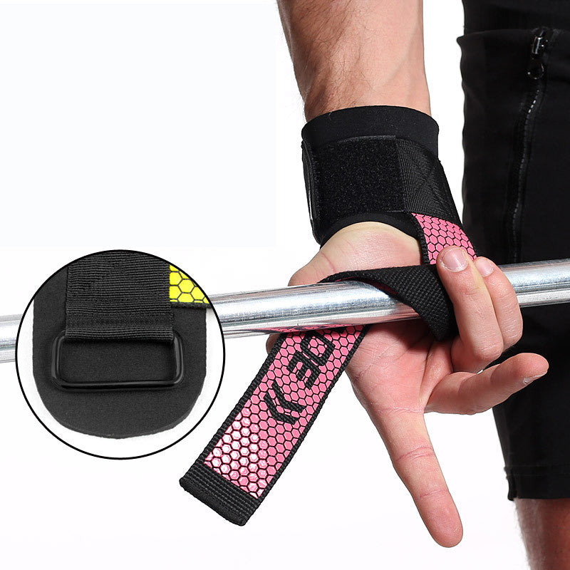 AOLIKES Non-slip Pulling Band Strap Sports Weight Lifting Wrist Guard Support Fitenss Protection Gear