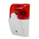 NEW Durable 12V Wired Sound Alarm Strobe Flashing Light Alarm Home Security Safe