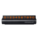 Fluorescent Magnetic Hidden Style Car Temporary Parking Phone Number Card Plate Car Decoration