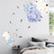Peony Flower Blossom Wall Sticker Art Nursery Living Bedroom Home Decor Decal Wall Decorations