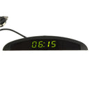 LED Digital Auto Clock Voltmeter Thermometer 12V 3 In 1 Function