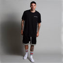 TP-40 Men Athletic Pockets Elastic Waist Polyester Ball Games Exercise Shorts Sport Shorts