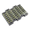 TB4506 600V 45A 6 Position Terminal Block Barrier Strip Dual Row Screw Block Covered W/ Removable Clear Plastic Insulating Cover