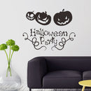 Miico FX3033 Halloween Sticker Creative Cartoon Wall Sticker Ghost Pumpkim Pattern Removable Sticker