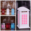 USB LED New British Style Telephone Booth Air Humidifier Good Quality Mist Maker Night Diffuser