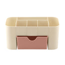 Multi-functional Plastic Cosmetic Storage Box Jewelry Box With Small Drawer Desk Sundries Storage Co