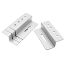 4pcs Solar Panel Mounting Z Brackets Aluminum Alloy Tools Kit for Motorhomes and Yachts