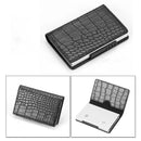 RFID X-37 Portable Anti-degassing Business Card Holder Wallet Leather Name Card Case ID Credit Card Storage Box